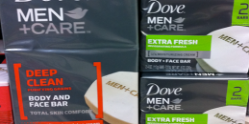 High Value $4/1 Dove Men + Care Body & Face Bar Coupon = Great Deal at Walmart