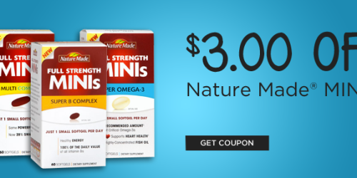 Rite Aid: $3/1 Nature Made MINIs Coupon (Facebook) = Only $3.50 Each
