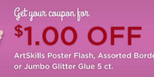 Rite Aid: $1/1 ArtSkills Poster Board or Foam Letters Coupon – 1st 5,000 (Facebook)