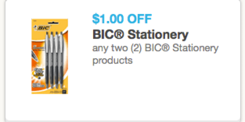 New $1/2 BIC Stationery Coupon = BIC Pens Only $0.47 at Walmart