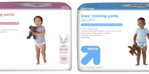 Target Daily Deal: Great Buy on Big Pack of Up & Up Training Pants – Only $8 Shipped