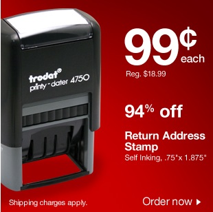 Staples HOT Self Inking Stamp Only 0.99 Regularly 18.99