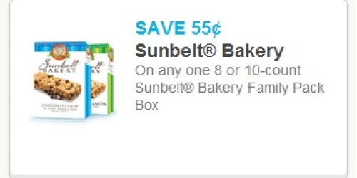 Rare $0.55/1 Sunbelt Bakery Family Pack Coupon (Just $1.45 at Walmart!)
