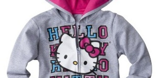 Target Daily Deal: Girls’ Hello Kitty Hoodie Only $10 Shipped (Reg. $16.99)