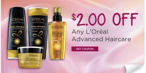 Rite Aid: $2/1 L’Oreal Advanced Haircare Coupon = FREE Shampoo or Conditioner Starting 2/17