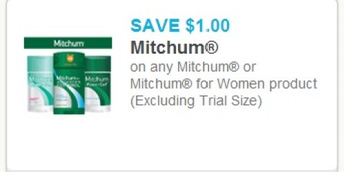 Rite Aid: Mitchum Deodorant Only $0.99 (Starting 3/17)