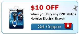 norelco coupon