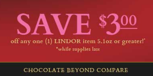 *HOT* $3/1 Lindor Item Coupon (Facebook) = Free at Rite Aid This Week  + Walgreens Deal