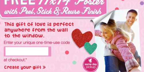 *HOT* Walgreens: Free 11×14 Poster ($14.99 Value!) + Free Store Pick-Up (1st 5,000 Only)