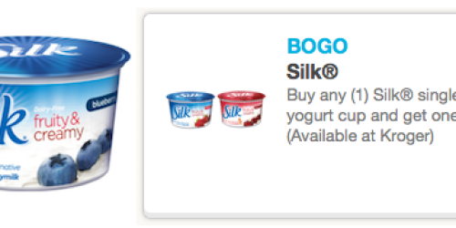 Coupons.com: Rare Buy 1 Get 1 Free Silk Single Serve Yogurt Cup Coupon