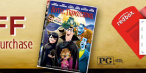 Redbox: Rent Hotel Transylvania = $5 Coupon (Makes the DVD Only $5 at Target!)