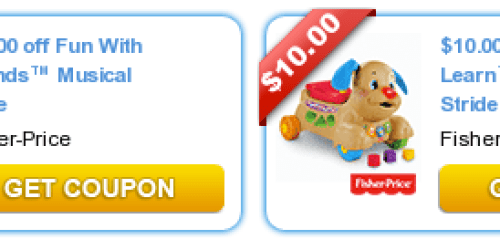 New High-Value Fisher-Price Toy Coupons (Laugh & Learn Puppy, Musical Table + More)