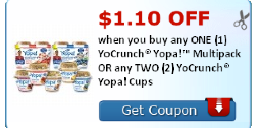 Walmart: YoCrunch Yopa! Cups Only $0.53 Each
