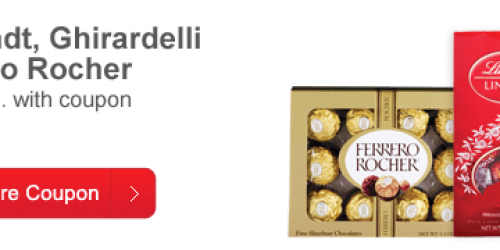 CVS Deal of the Day: $2.99 Lindt, Ghiradelli, or Ferrero Rocher ( = Possibly FREE Lindt Truffles)