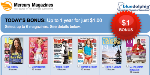 Mercury Magazines: *HOT* 12 Issues to O, The Oprah Magazine or Us Weekly Only $2 Shipped