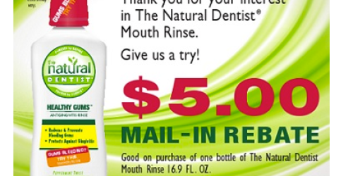 $2/1 Natural Dentist Mouth Rinse Coupon + $5 Mail-in Rebate = Better Than FREE at Walgreens