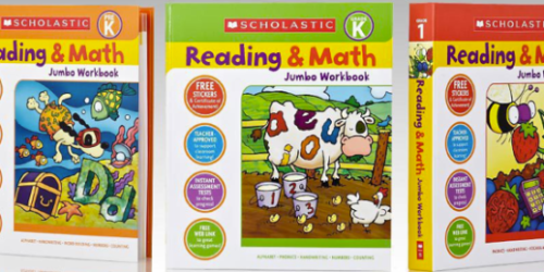 Groupon: Scholastic Math & Reading Jumbo Workbook Set Only $19.99 Shipped – $44.97 Value
