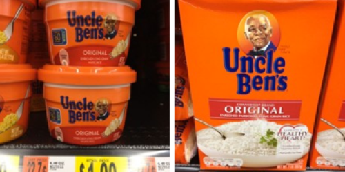 New $1/2 Uncle Ben’s Rice Coupon = Rice Cups Only $0.50 Each at Walmart + More