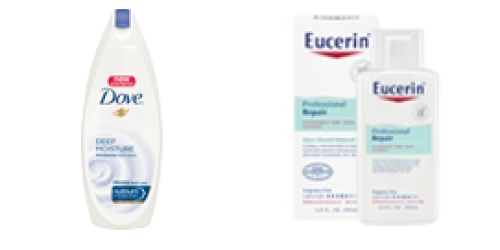 FREE Dove Body Wash AND Eucerin Professional Repair Lotion Samples (New Offers!)