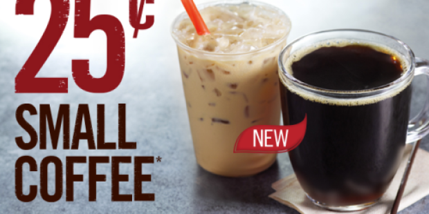 Burger King: 25¢ Small Hot or Iced Coffee