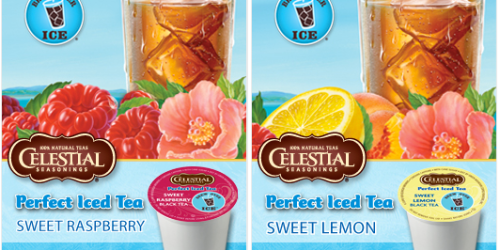 Celestial Seasonings Lemon or Raspberry Iced Tea K-Cups Only $0.30 Each + FREE Shipping