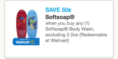 New $0.50/1 Softsoap Body Wash Coupon = Possibly Only $0.48 at Walmart (+ Rite Aid Deal)