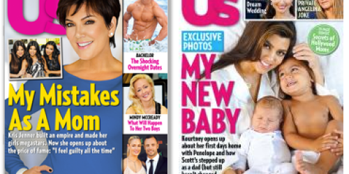 US Weekly: 1, 2 or 3 Year Subscription Only $19.99 Per Year – Just 38¢ Per Issue (Ends Tonight)