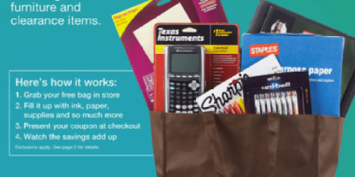 Staples Deals 2/24-3/2 (Including Free EcoEasy Bag & 20% Off Clearance Items + More)