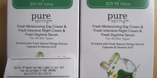 Rite Aid: Possible Better Than FREE Pure Spring Day and Night Creams ($39.98 Value!)