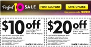 Shoe Carnival 10 Off A 50 Purchase Coupon Valid Through Tomorrow 