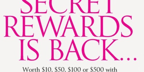 Victoria’s Secret: FREE Secret Rewards Card With ANY $10 Purchase (Through 3/31)