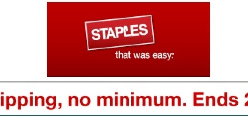 Staples.com: FREE Shipping (No Minimum!) = Great Deals on K-Cups, Paper Towels + Much More