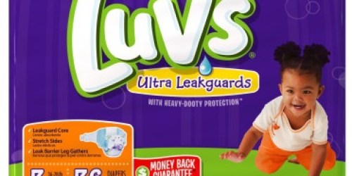 Dollar General: 20% Off + $2 Off 2 Packs of Luvs Diapers = Jumbo Packs Only $5.20 Shipped