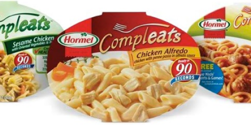 New $1/1 Hormel Compleats Microwaveable Meal Coupon = as Low as Only $0.68 at Walmart
