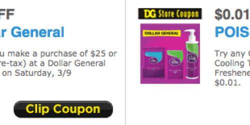 Dollar General: Poise Feminine Care Products Only $0.01 (+ $5 Off $25 Store Coupon)