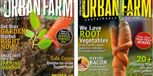 Urban Farm Magazine Only $4.50 Per Year (Gardening Tips, How-To Projects & More!)
