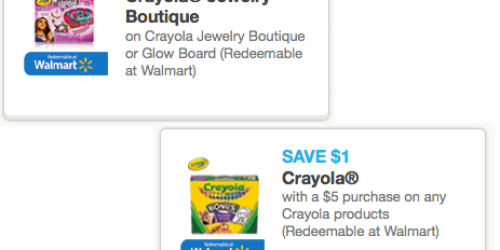 New & Rare Crayola Coupons + Target Deal