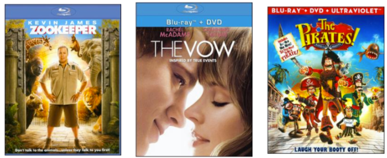 Bluray Movies on Sale Buy 1 Get 1 FREE = Movies Only 5
