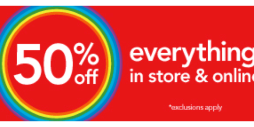 Carter’s: 50% Off Everything Sale Extended Thru Monday = Great Deals on Kids’ Clothing + Shoes