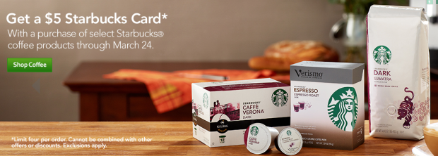 starbucks $5 gift card pack