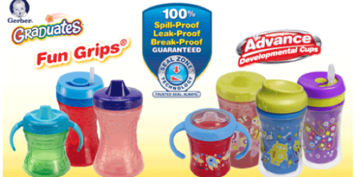 *HOT* $2/1 ANY Gerber Graduates Sippy Cup Coupon (Back Again!) = Only $0.97 at Walmart