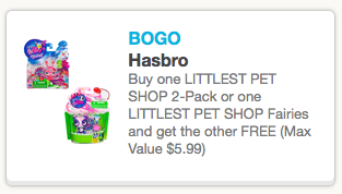 HOT Buy 1 Get 1 Free Littlest Pet Shop Coupon Littlest Pet Shop