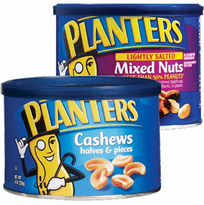 New 1/1 Planters Cashews or Mixed Nuts Coupon