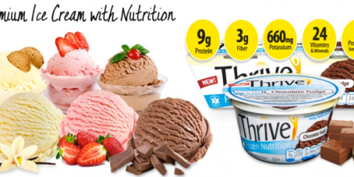 New $1/1 Thrive Frozen Nutrition Ice Cream