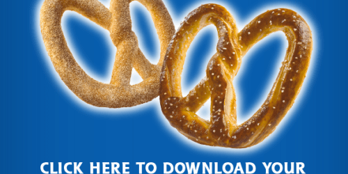 Auntie Anne’s: Freshly-Baked Pretzel Only $1
