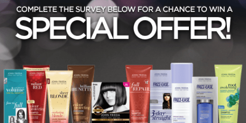 FREE John Frieda Sample Or Coupon (Still Available!)