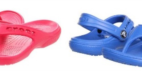 6PM.com: Kid’s Baya Flip Crocs As Low As $13 Shipped (Regularly $20!) + More Deals