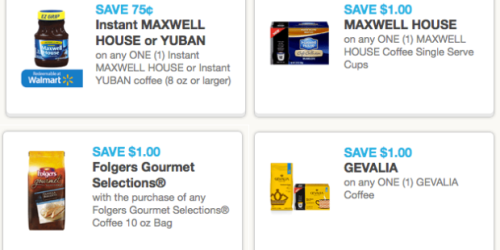 4 Coffee Coupons Available on Coupons.com + Walgreens K-Cup Deal (& Upcoming Rite Aid Deal)