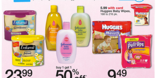 Walgreens: *HOT* Deal On Huggies Little Movers Slip-On Diapers & Johnson’s Baby Products