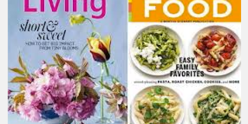FREE Subscriptions to Martha Stewart Living AND Everyday Food Magazines